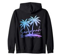 Savannah Georgia Vintage Pride Zip Hoodie