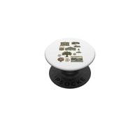 Savannah Historic Squares District Riverboat Trolley PopSockets Adhesive PopGrip