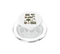 Savannah Historic Squares District Riverboat Trolley PopSockets PopGrip for MagSafe