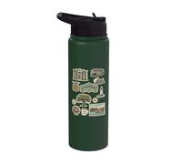 Savannah Historic Squares District Riverboat Trolley Stainless Steel Insulated Water Bottle