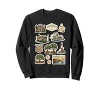 Savannah Historic Squares District Trolley Riverboat Sweatshirt