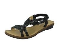 Savannah Ladies Savannah Slingback Sandals F00321 - Black - UK 6