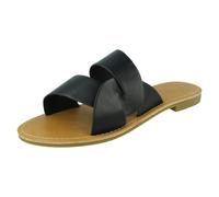 Savannah Ladies Savannah Wide Fit Mules F00386 - Black - UK 5