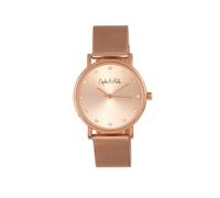 Savannah Mesh Bracelet Watch with Swarovski Crystals Sophie and Freda Rose Gold One Size