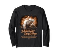 Savannah Monitor Modern Streetwear Reptile Keeper Long Sleeve T-Shirt