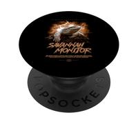 Savannah Monitor Modern Streetwear Reptile Keeper PopSockets Adhesive PopGrip