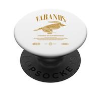 Savannah Monitor Modern Streetwear Reptile Keeper PopSockets Adhesive PopGrip