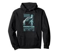 Savannah Monitor Modern Streetwear Reptile Keeper Pullover Hoodie