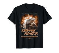 Savannah Monitor Modern Streetwear Reptile Keeper T-Shirt