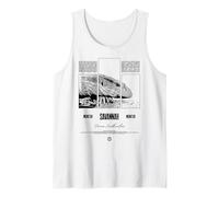 Savannah Monitor Modern Streetwear Reptile Keeper Tank Top