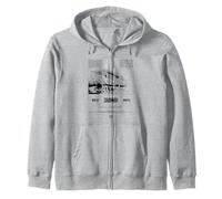Savannah Monitor Modern Streetwear Reptile Keeper Zip Hoodie