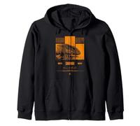 Savannah Monitor Modern Streetwear Reptile Keeper Zip Hoodie
