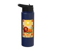 Savannah Predator Mane Roar Cat Wild Stainless Steel Insulated Water Bottle