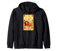 Savannah Predator Mane Roar Cat Wild Zip Hoodie