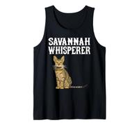Savannah Wisperer Funny Cat Lover Gift Tank Top