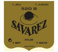 SAVAREZ 520B CLASSICAL GUITAR STRINGS WHITE CARD - RECTIFIED NYLON LOW TENSION