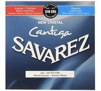 Savarez Classical Guitars Strings New Cristal Cantiga Set 510CRJ Mixed Tension red-blue