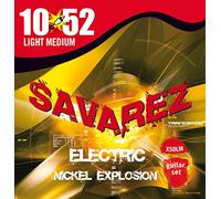 Savarez Electric Guitar Strings Nickel Explosion Roundcore Set Light-Med 010-.052 X50LM