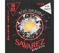 Savarez Electric Guitar Strings Nickel Explosion Roundcore Set Light-Med. wound G .010-.052 X50LMW