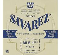 Savarez Single string for Classic Guitar Traditional Concert 521B single string E1 low, fits string set 520B