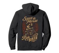 Save A Horse, Ride A Biker Pullover Hoodie