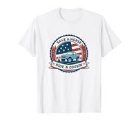 Save a Horse Ride A Cousin Redneck Party Theme Costume T-Shirt, Men, White, Large