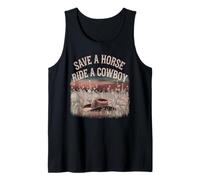 Save A Horse Ride A Cowboy Tshirt Country Outfits Horseback Tank Top