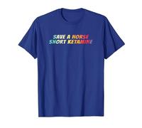 Save a Horse Snort Ketamine T-Shirt, Men, Royal Blue, X-Large