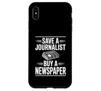 Save A Journalist Buy A Newspaper Humor Case for iPhone XS Max