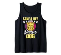 Save A Life Adopt A Rescue Dog Tank Top