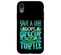 Save A Life Adopt A Rescue Turtle Case for iPhone XR