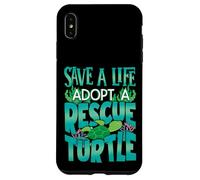 Save A Life Adopt A Rescue Turtle Case for iPhone XS Max