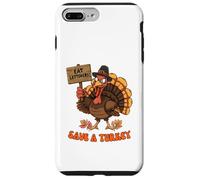 Save a Turkey vegetarian Funny Thanksgiving Vegan Case for iPhone 7 Plus/8 Plus