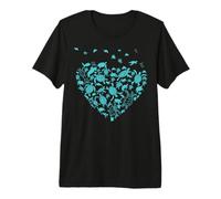 Save A Turtle Heart Save Ocean T Shirt for Men Women Premium T-Shirt