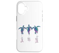 Save All Turtles Ocean Conservation Sea Life Case for iPhone 16 Plus