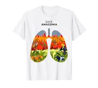 Save Amazonia Awareness Pray for Amazon Rainforest Earth day T-Shirt