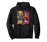 Save An Elephant Ride A Ladyboy Funny Thailand Travel Meme Pullover Hoodie