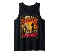 Save an Elephant Ride A Ladyboy Thailand Phuket Bangkok Fun Tank Top