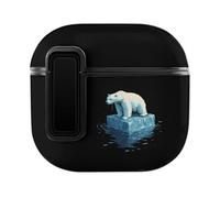 Save Bears Melting Glaciers Slim Compatible with Airpods 4 Case Protective Hard Cover Skin