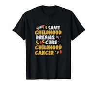Save Childhood Dream Cure Childhood Cancer Awareness T-Shirt