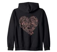 Save Coral Reef Sea Love Heart Zip Hoodie