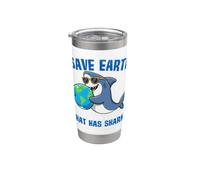 Save Earth It's The Only Planet that Has Sharks Stainless Steel Insulated Tumbler