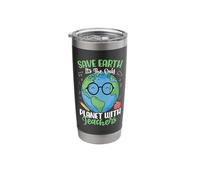 Save Earth It's The Only Planet with Teachers Stainless Steel Insulated Tumbler