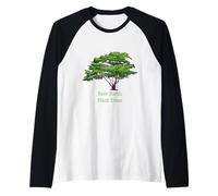 Save Earth, Plant Trees - Protect The Seas, No Planet B Raglan Baseball Tee
