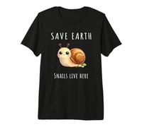 Save Earth Snails Live here Premium T-Shirt
