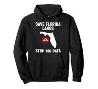Save Florida Lands Stop Big Data Anti Data Center Protest Pullover Hoodie