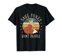 Save Foxes Hunt People Fox Lover Wildlife Animal T-Shirt