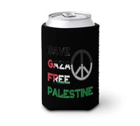 Save Gaza Free Palestine Reusable Cup Sleeve Neoprene