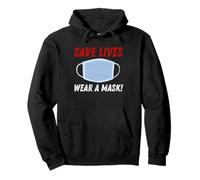 Save Lives Wear a Mask Pullover Hoodie
