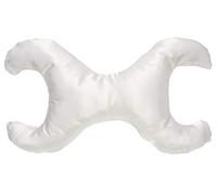 Save My Face - La Petite Satin White Pillow with Removable pillowcase. Made in USA